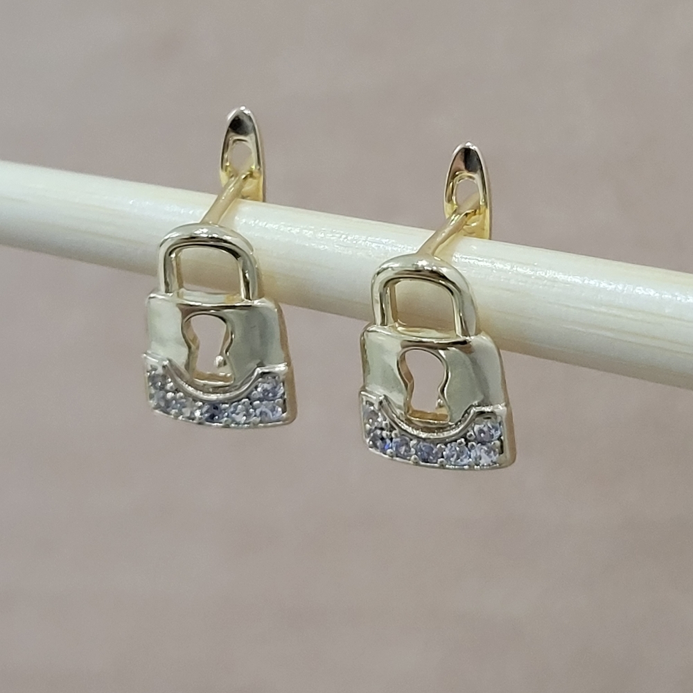Padlock Earrings